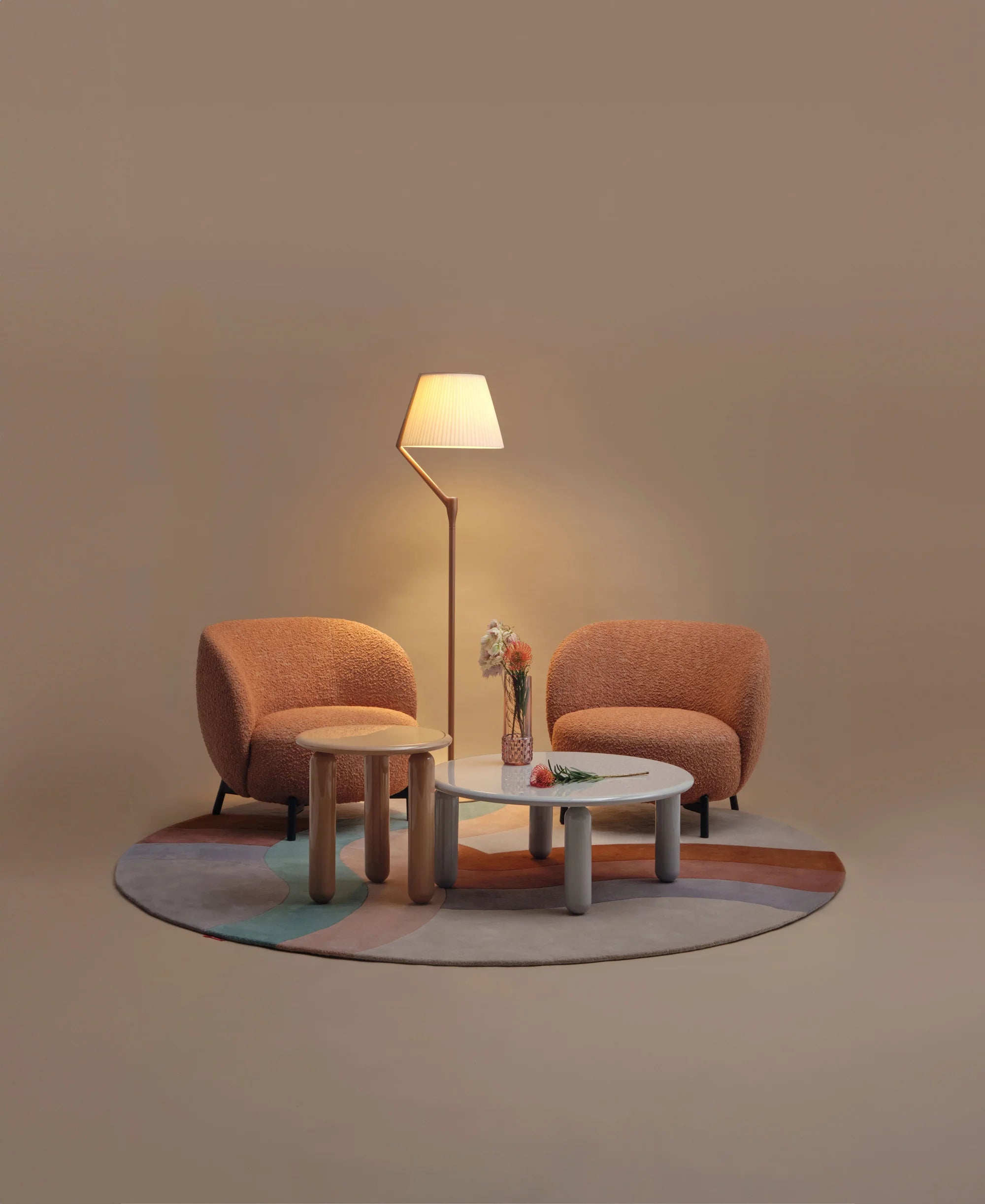 כורסא Lunam Armchair Orsetto Patricia Urquiola Russet