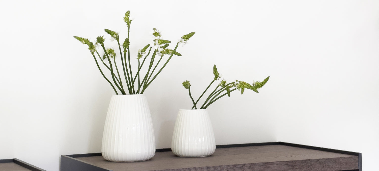 אגרטל Dim Stripe Cream (Small)