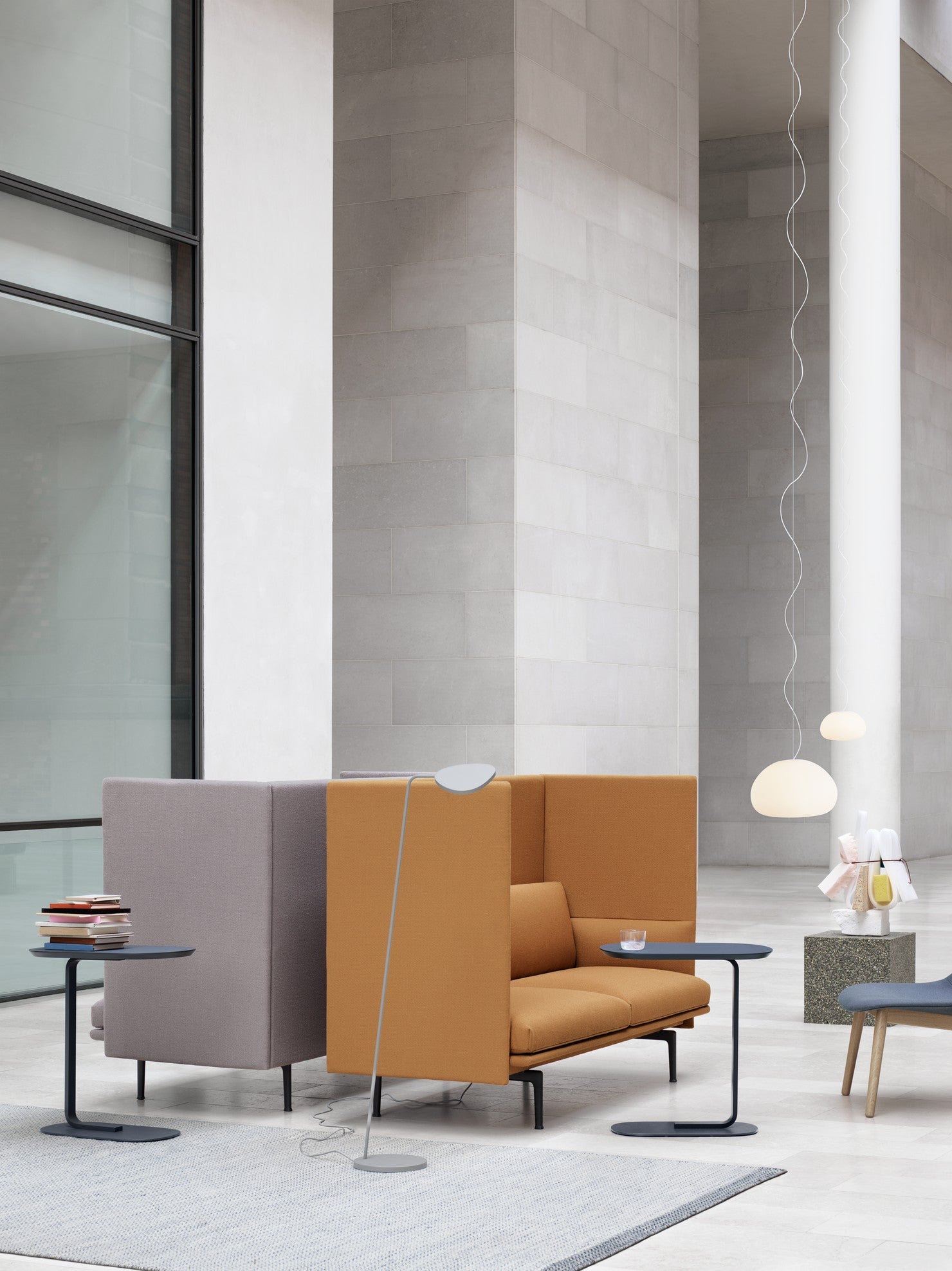מנורה Fluid Pendant Lamp Opal White (small)