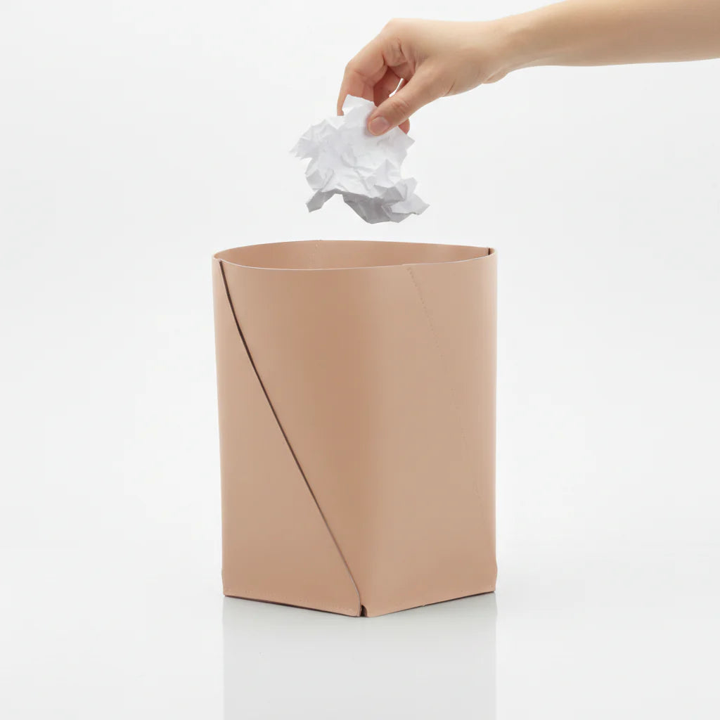 פח לניירות XL Waste Bin Almond