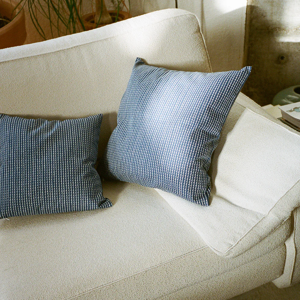 כיסוי לכרית Rivi Blue/ White