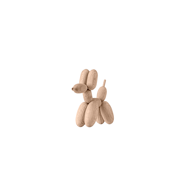 בובת עץ Ballon Dog Oak (Small)