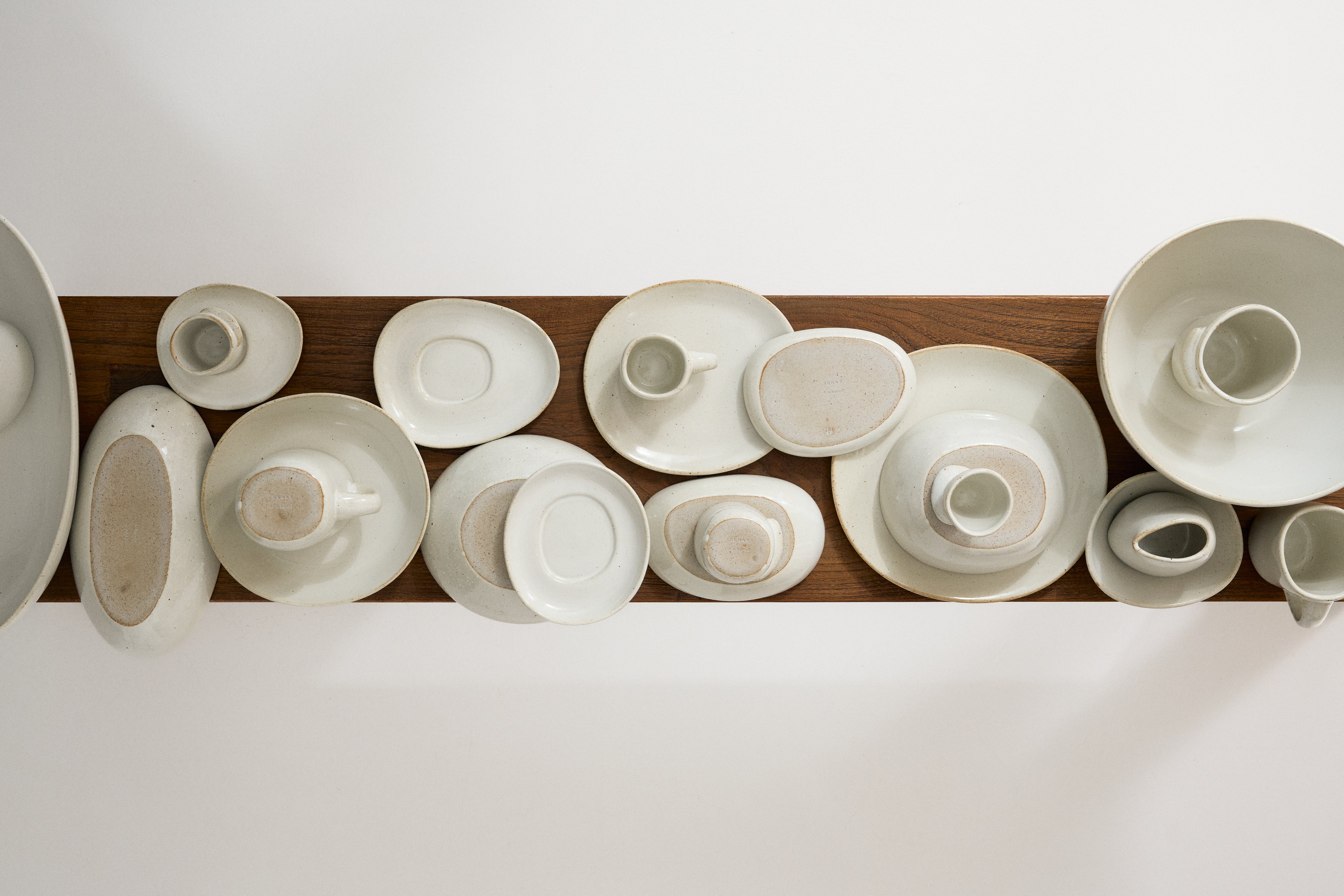 קערה אובלית Oval Serving Bowl Off-White (Small)