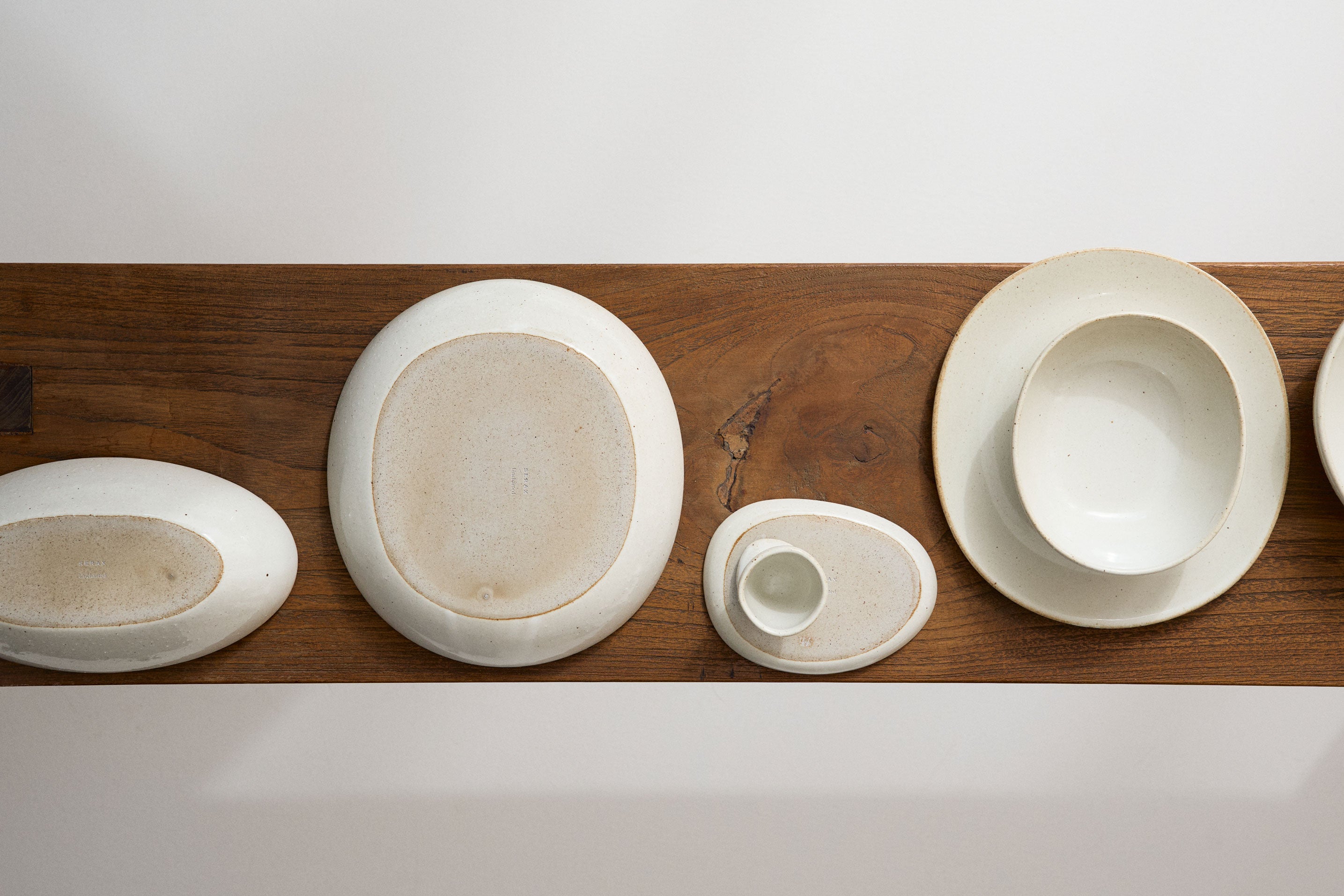 קערה אובלית Oval Serving Bowl Off-White