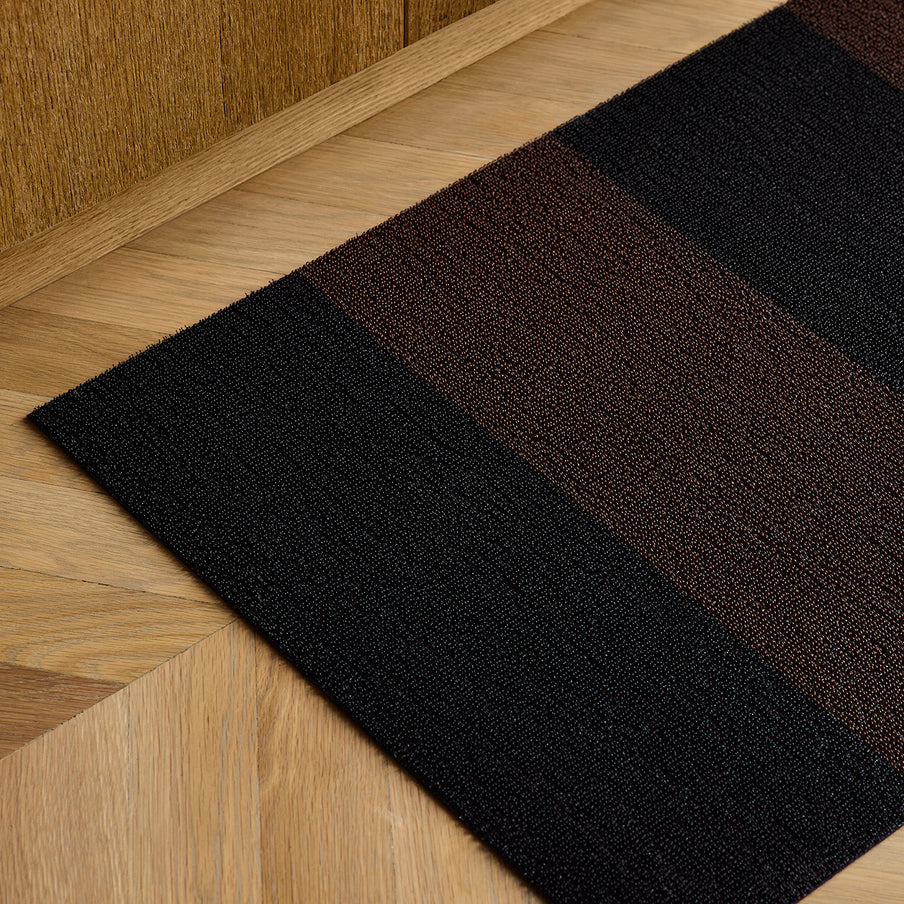 שטיח Duo Stripe Shag Mat Mocha