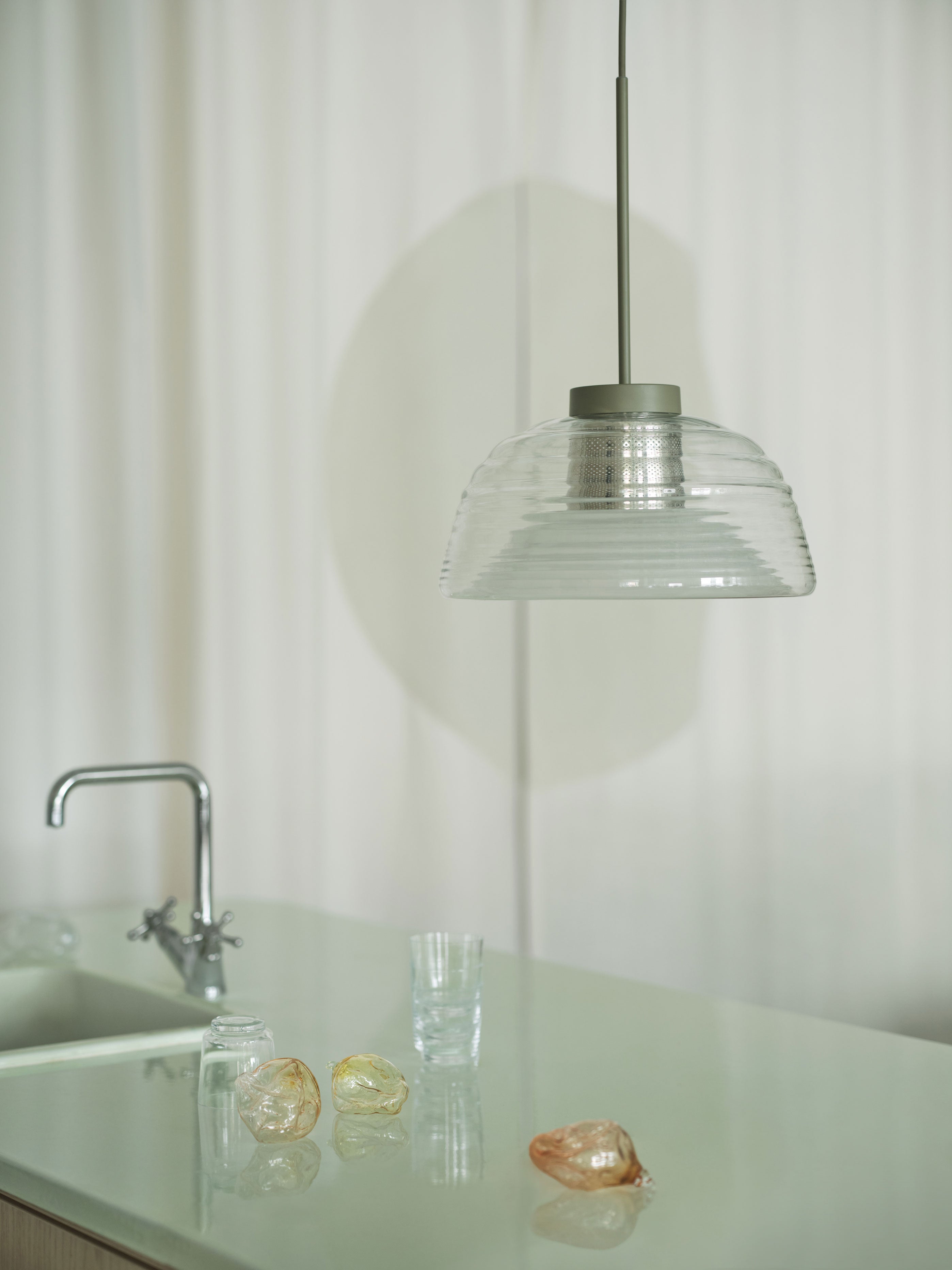 מנורה Two Layer Pendant Lamp Black