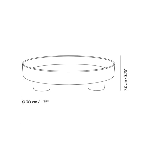 מגש Platform Tray Dark Red