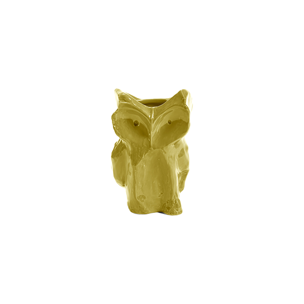 אגרטל ינשוף After Midnight Vase Yellow (Small)