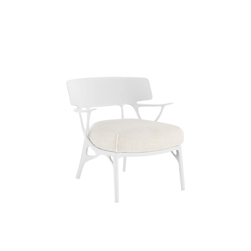 כורסא A.I. Lounge Panamino Basic Philippe Starck White Beige