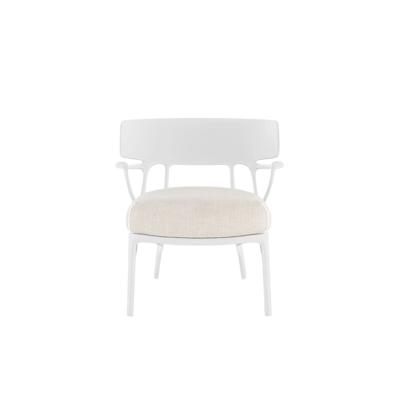 כורסא A.I. Lounge Panamino Basic Philippe Starck White Beige