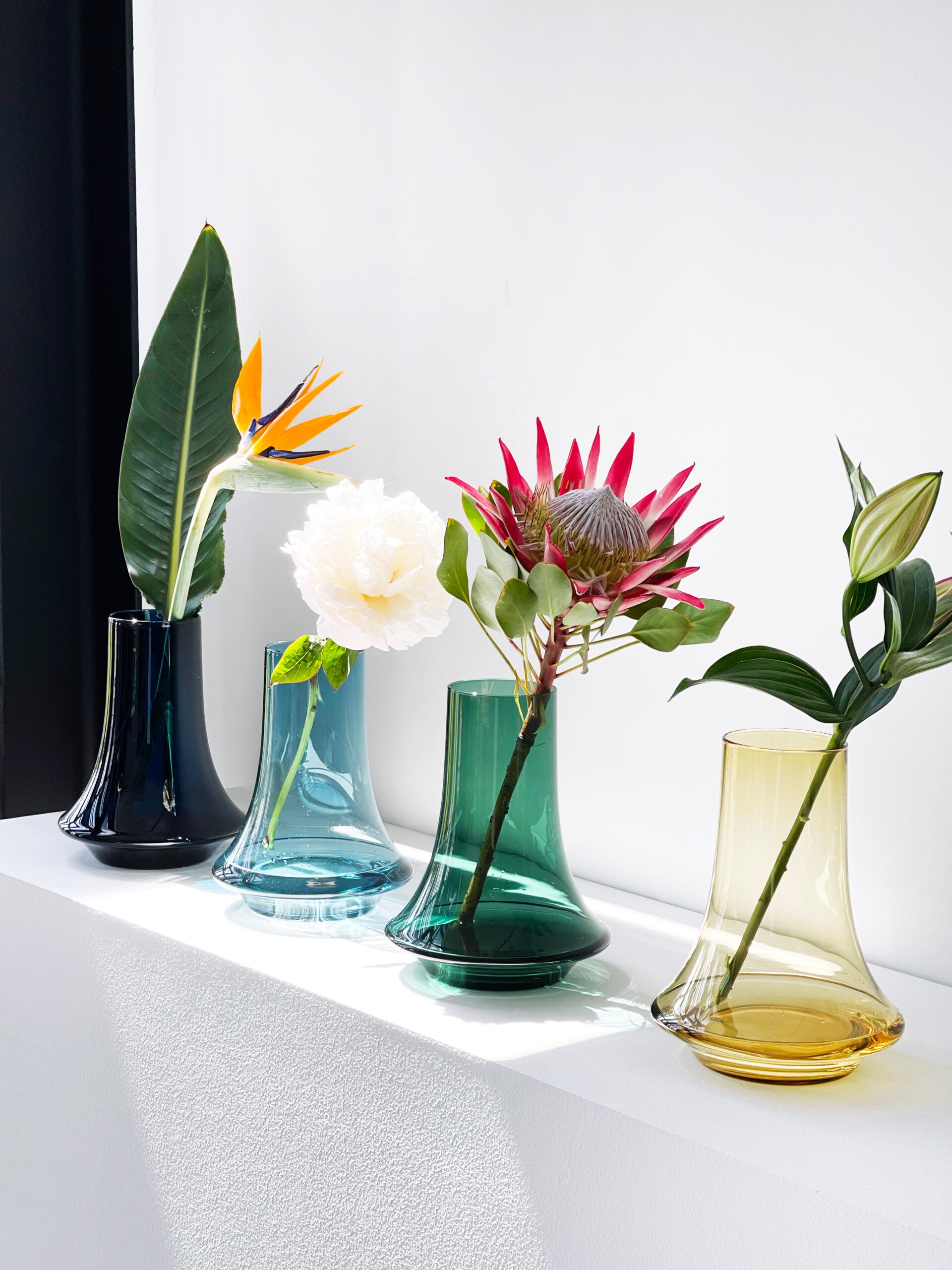 אגרטל Spinn Vase Amber Light (Medium)
