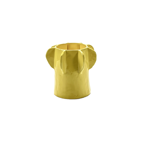אגרטל Flower Pot Molly 01 Yellow (Small)