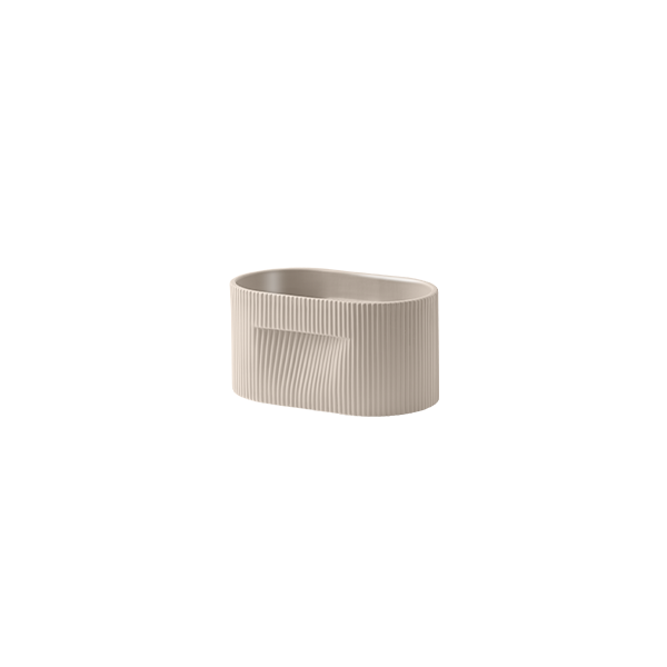 עציץ Ridge Planter Beige (small)