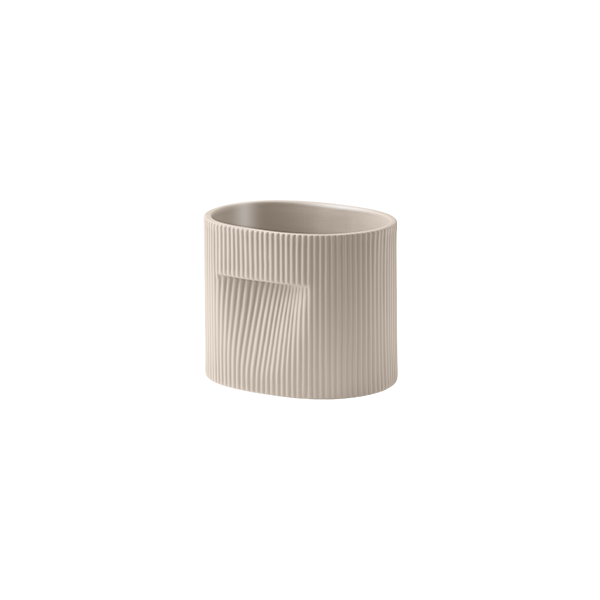 עציץ Ridge Planter Beige (medium)