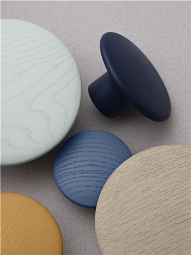 מתלה Dots Wood Midnight Blue Ø17cm
