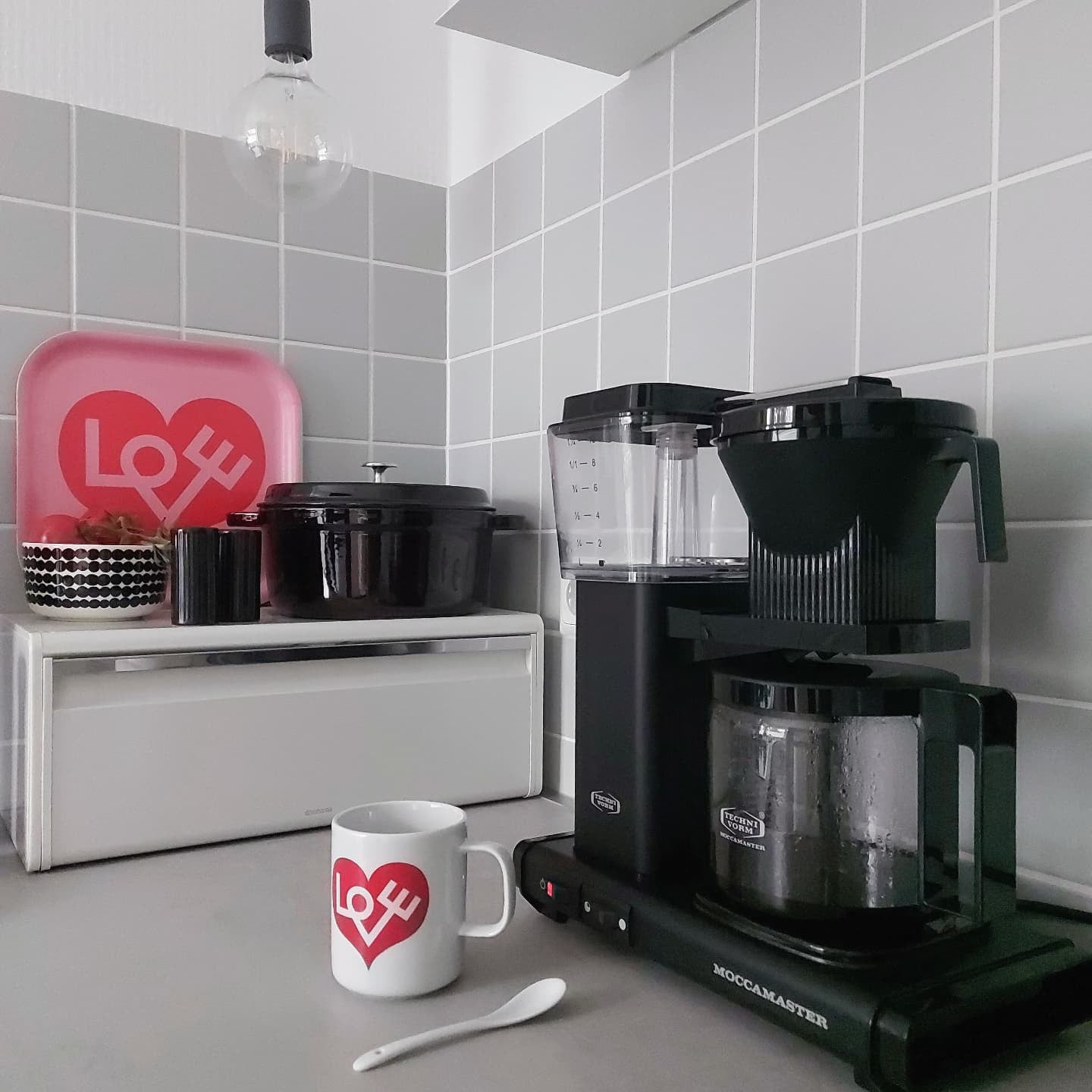 ספל קפה Coffe Mug Love Heart Crimson