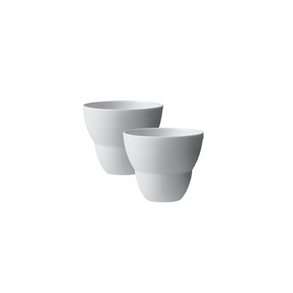 סט 2 ספלי קפה Coffee Cup White