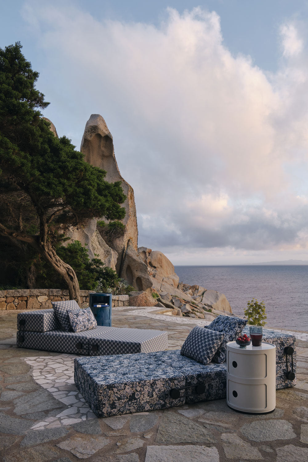 כורסאת חוץ Trix Outdoor Liberty Obi Check Piero Lissoni Sage