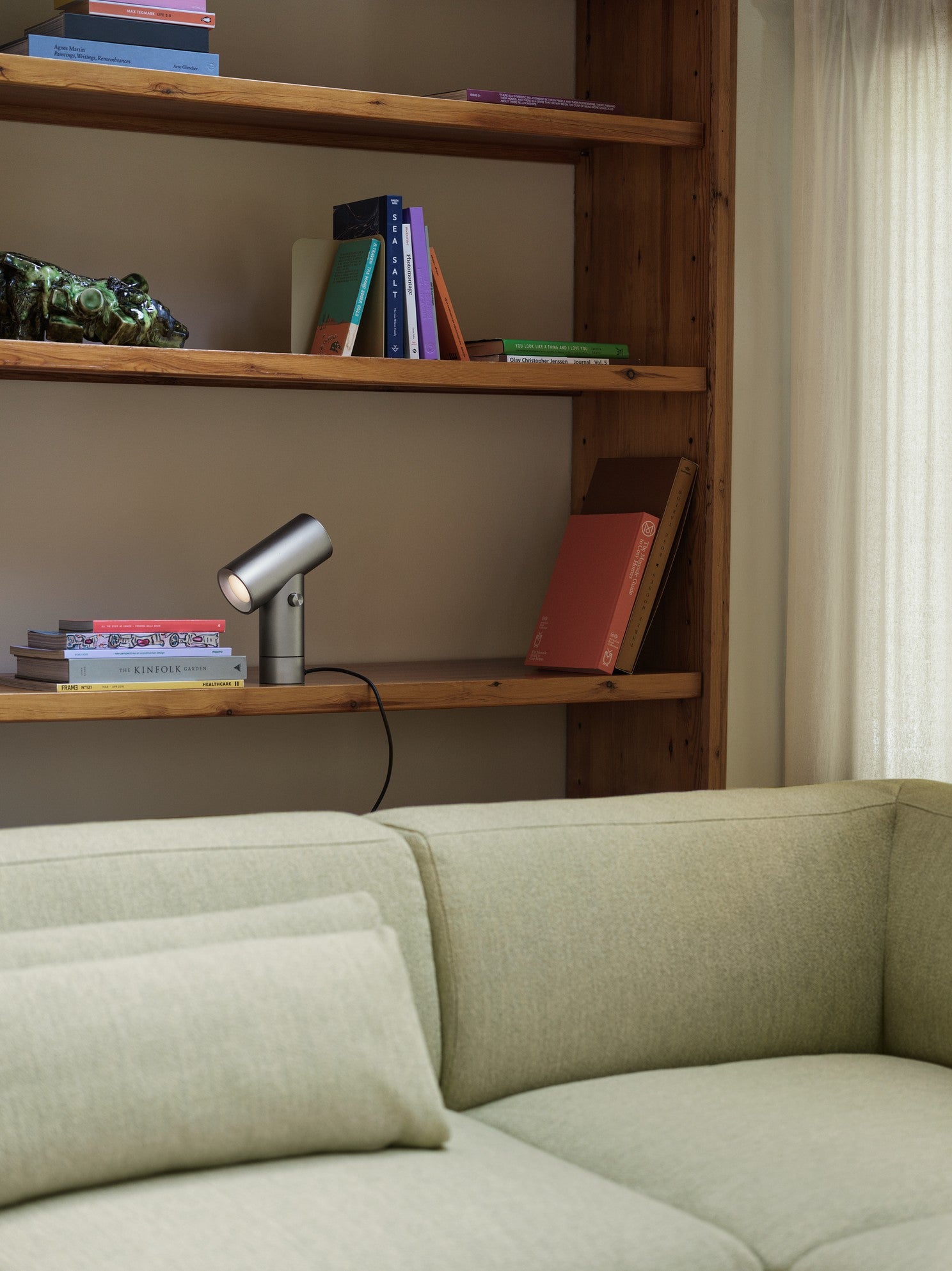 מנורה Beam Table Lamp Polished Aluminum
