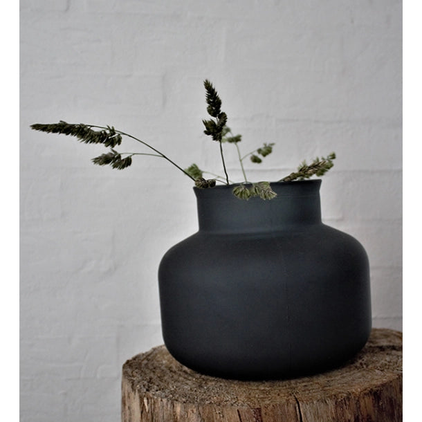 אגרטל Barcelona Hurricane Vase Black
