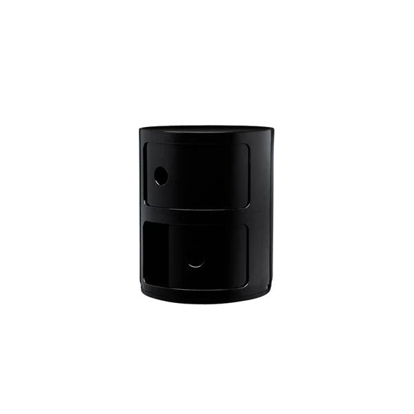 יחידת אחסון Componibili Classic 2 Modules Glossy Black