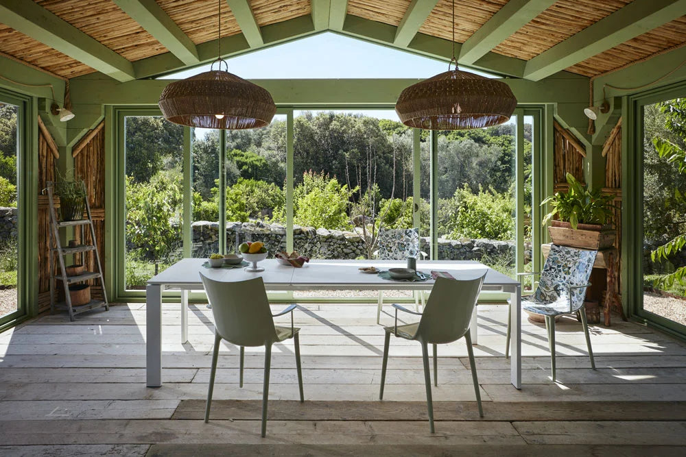 כיסא H.H.H. Graphic Impression Philippe Starck Bordeaux Lacquer