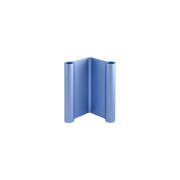 פמוטים Pair Candleholder Light Blue (large)