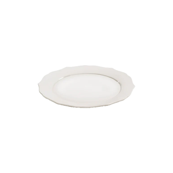סט 4 צלחות מנה עיקרית Ø26cm Dinner Plate Silhouette White