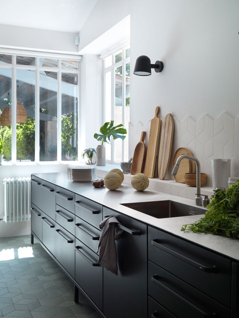 סט 2 מגבות ידיים Vipp Tea Towel Black