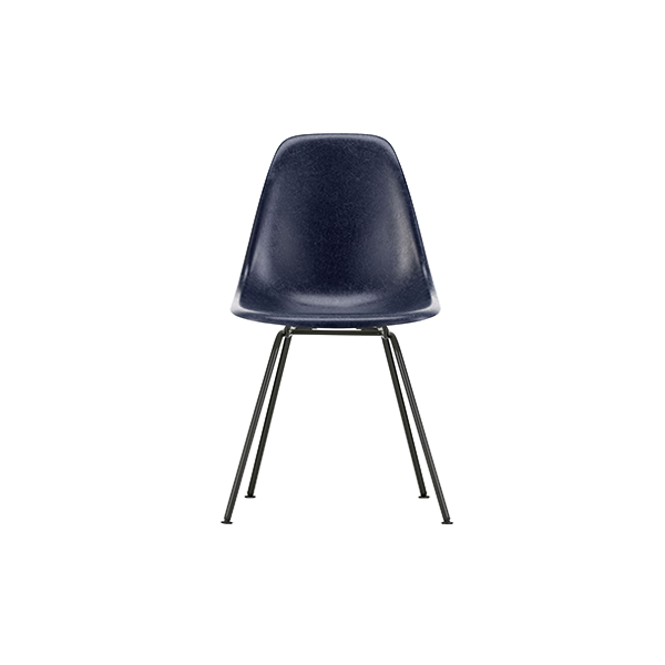 *כסא Eames Fiberglass DSX Navy Blue, Basic Dark