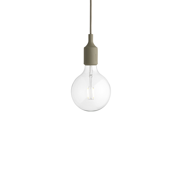 מנורה E27 Pendant Lamp Olive