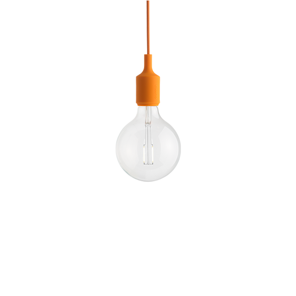 מנורה E27 Pendant Lamp Light Orange