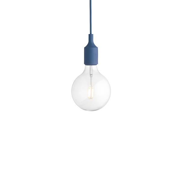 מנורה E27 Pendant Lamp Pale Blue