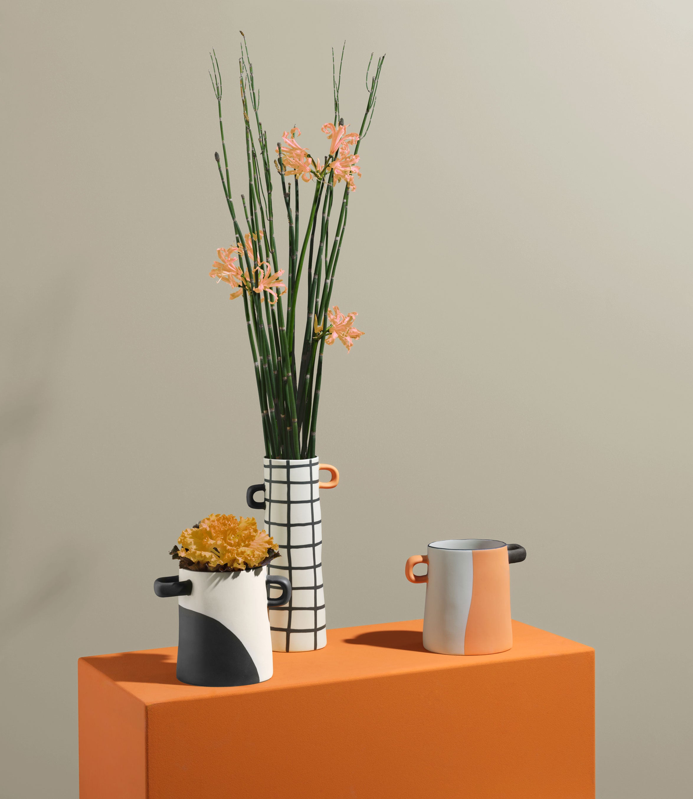 אגרטל Rayu Vase Chequered (Large)