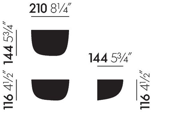 מדף Corniches Japanese Red (Small)