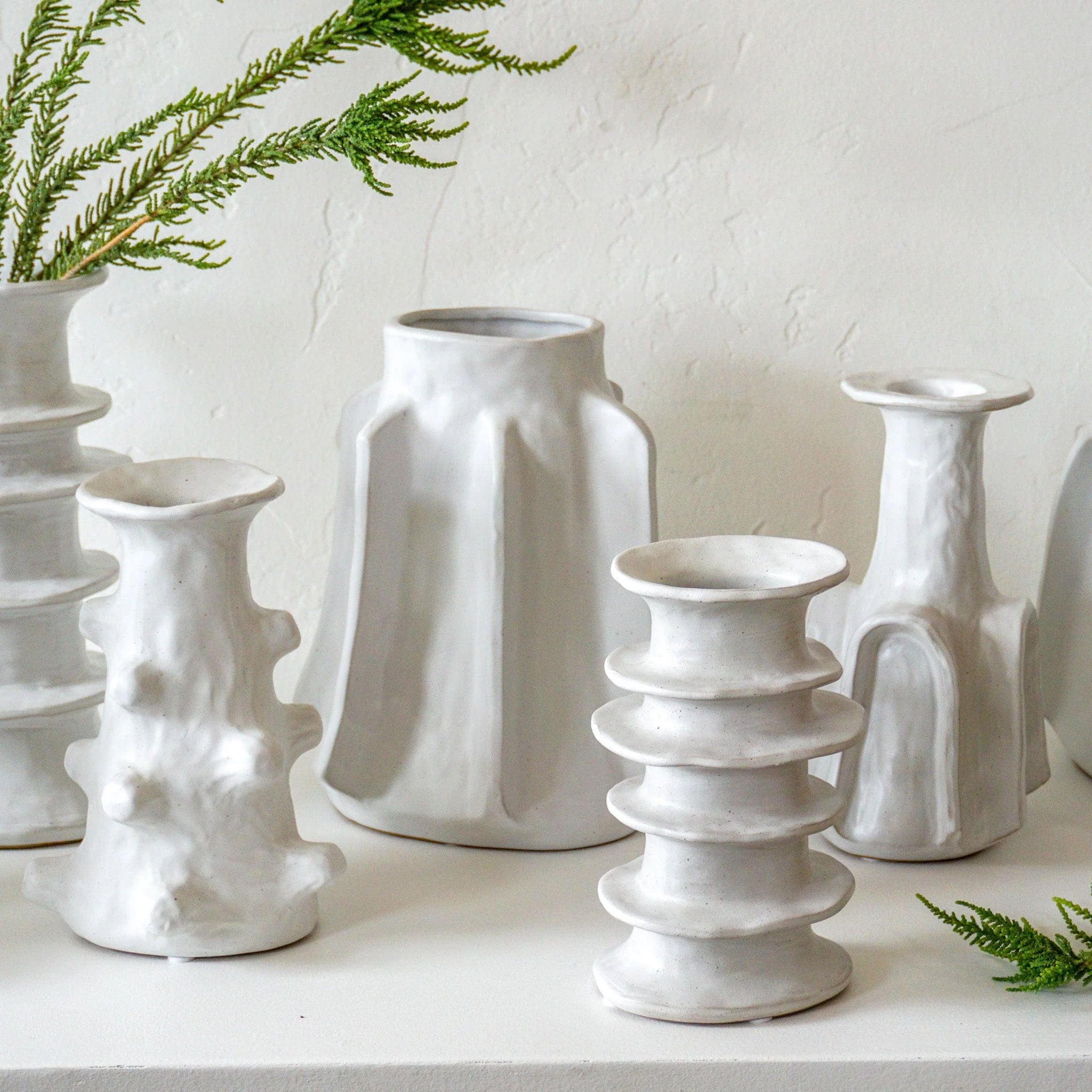 אגרטל Billy Vase 02 White (Small)
