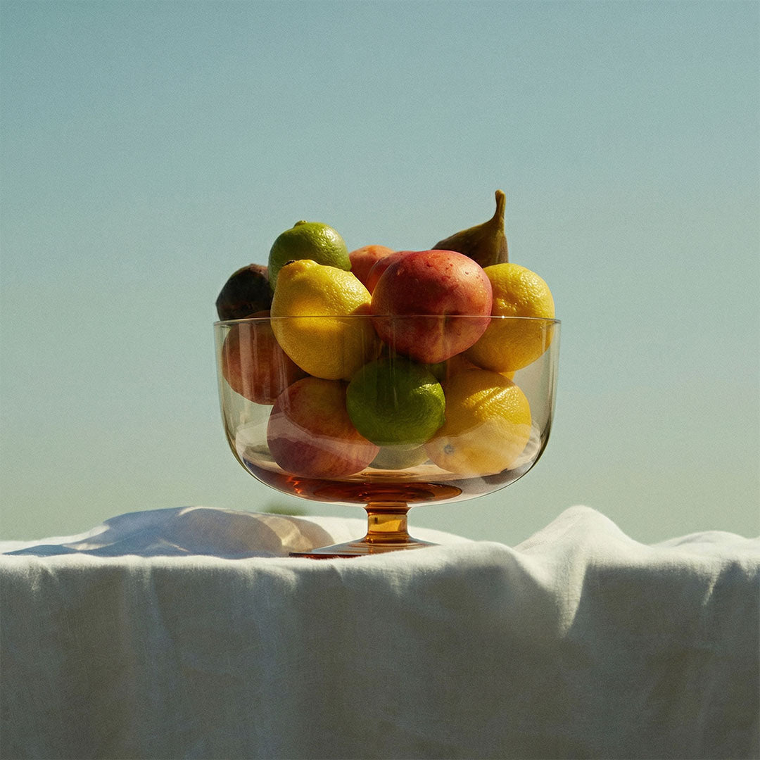 כלי הגשה על רגל PInk