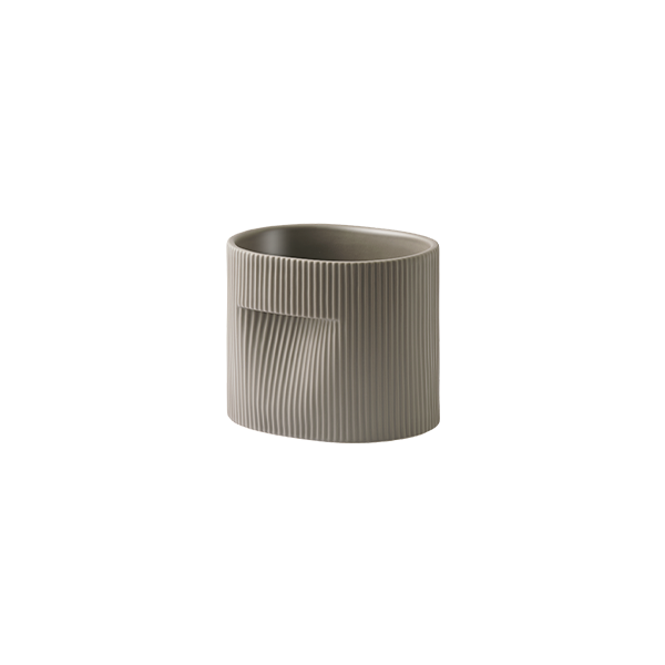 עציץ Ridge Planter Taupe (medium)