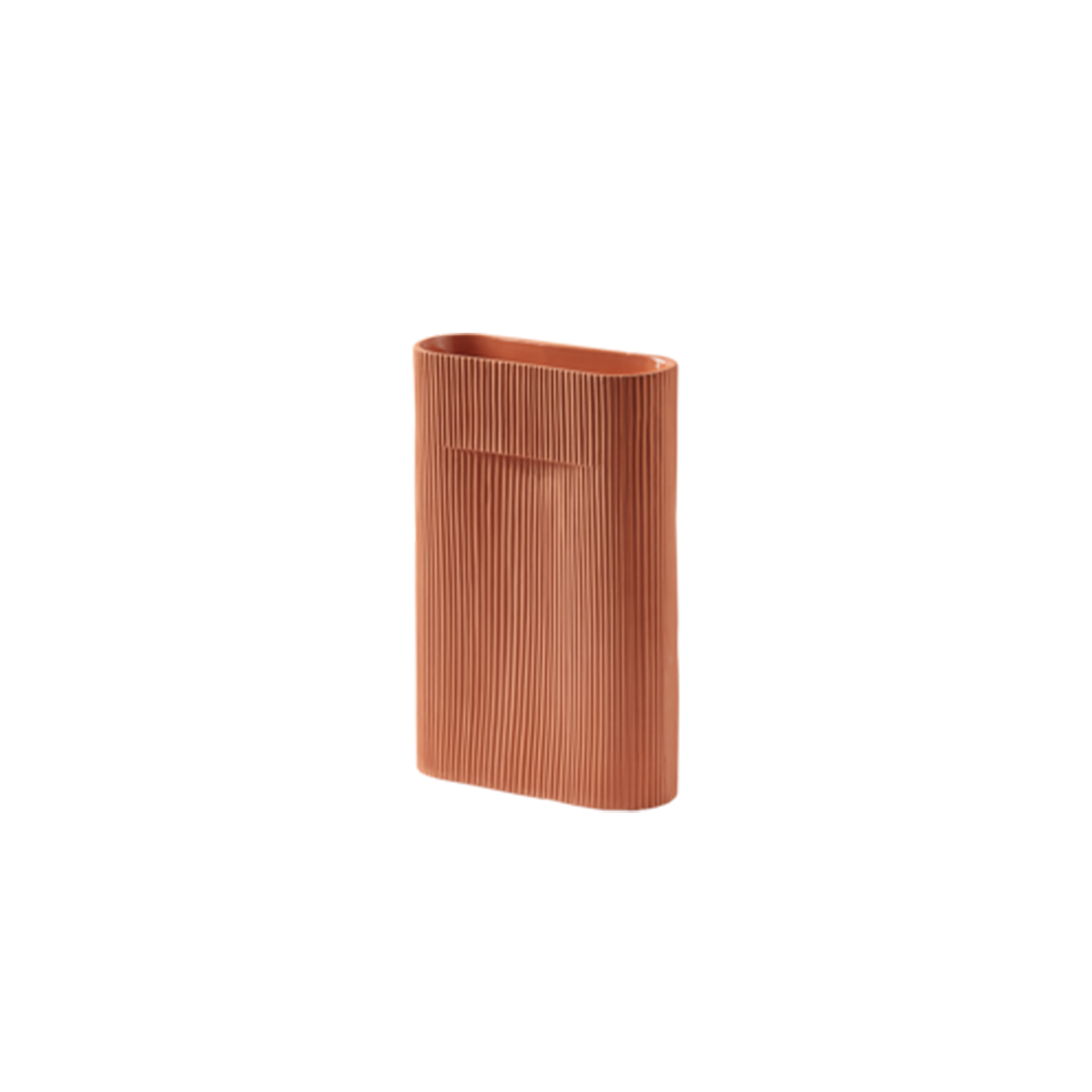 אגרטל Ridge Vase Terracotta (medium)