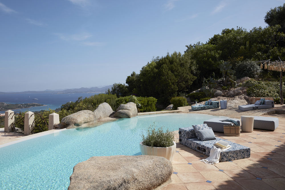 כורסאת חוץ Trix Outdoor Liberty Obi Check Piero Lissoni Sage