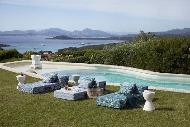 כורסאת חוץ Trix Outdoor Liberty Obi Check Piero Lissoni Sage