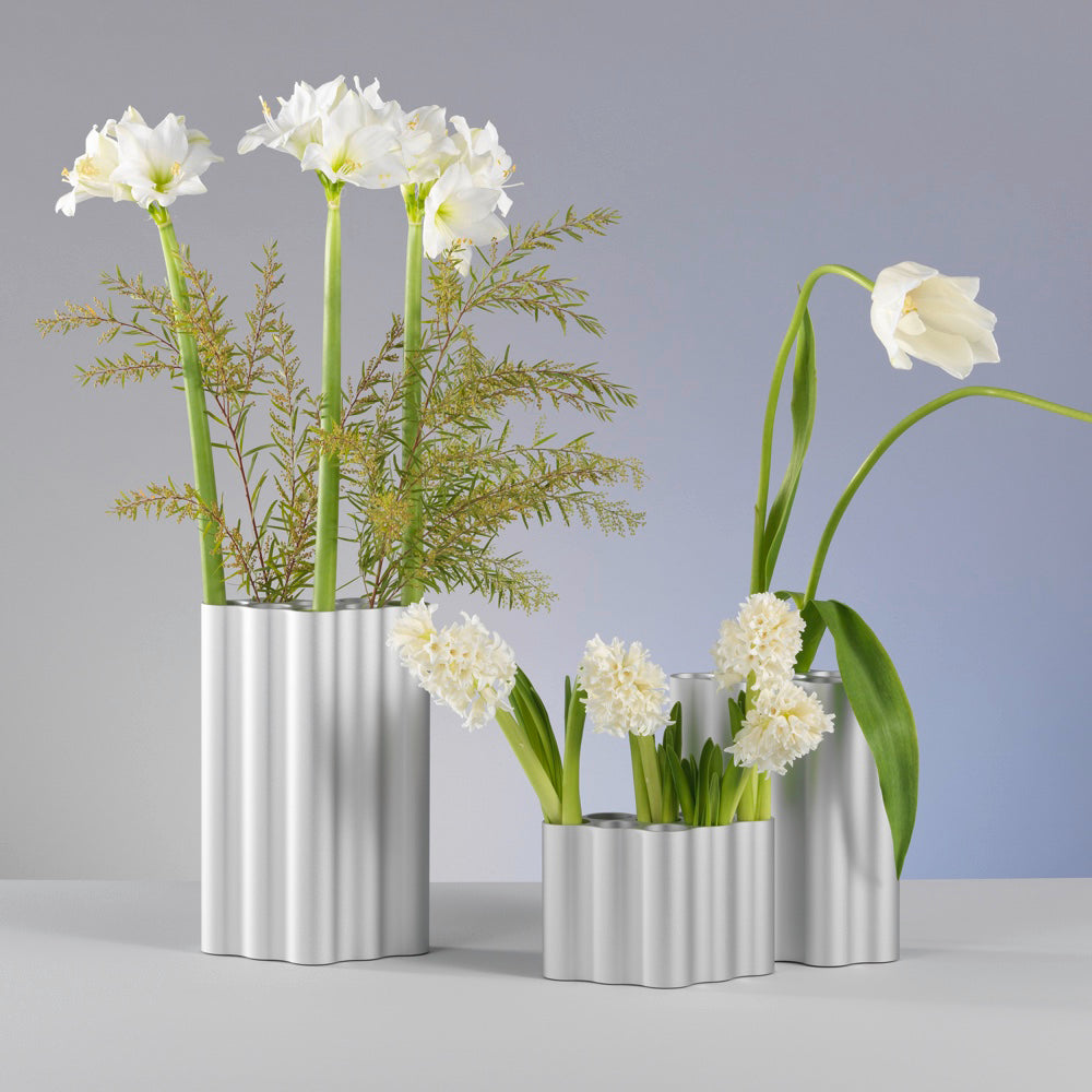 אגרטל Nuage Vase Light Silver (Medium)