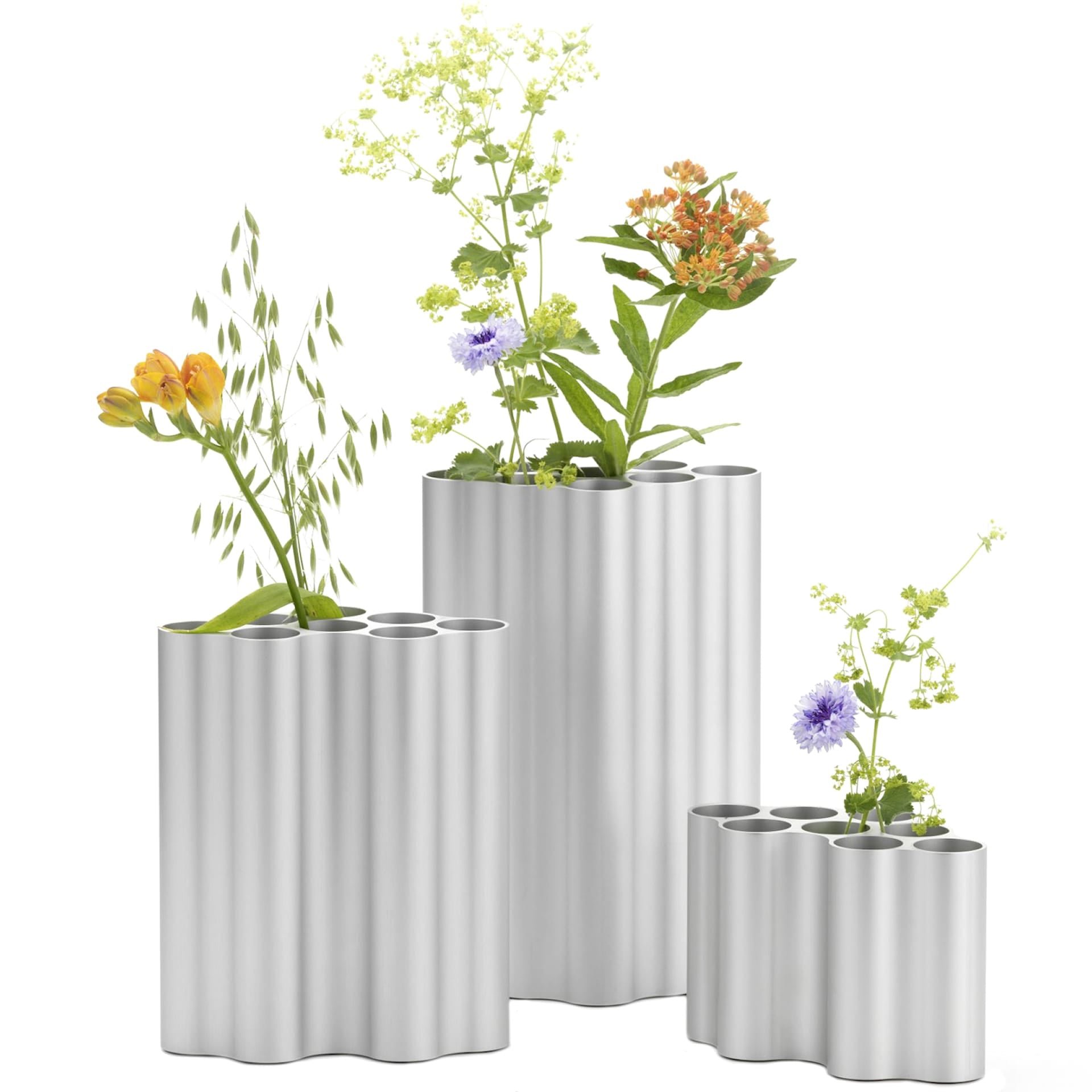 אגרטל Nuage Vase Light Silver (Medium)