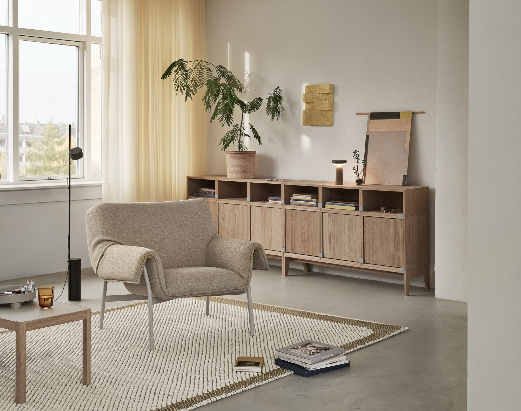 מנורה Ease Portable Lamp Taupe
