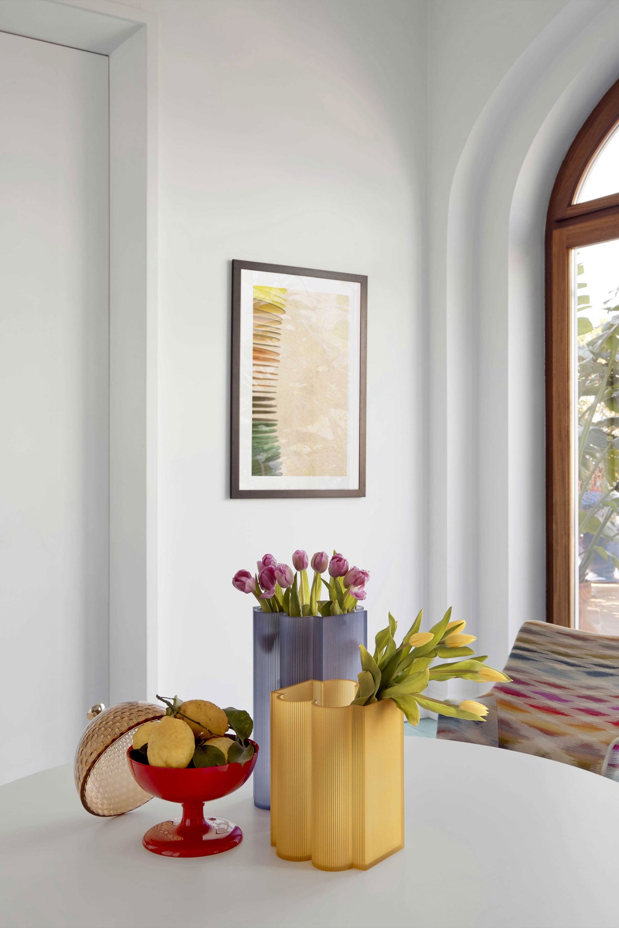 Okra Vase Light Blue Tall אגרטל