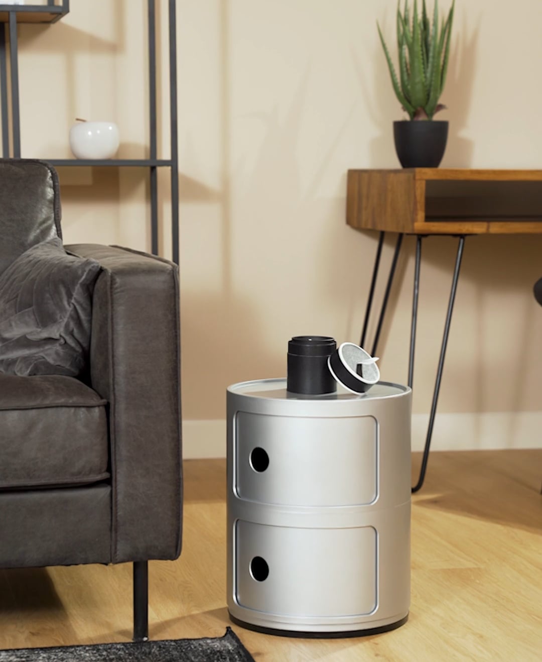 יחידת אחסון Componibili Classic 2 Modules Silver