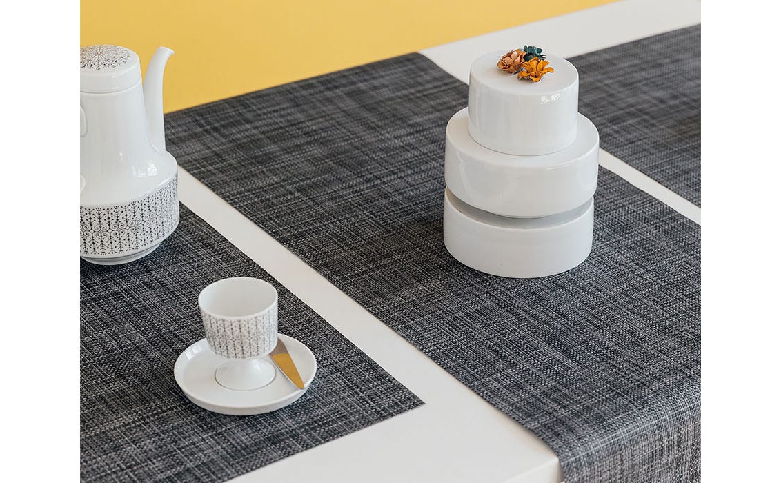 פלייסמט Mini basketweave Black