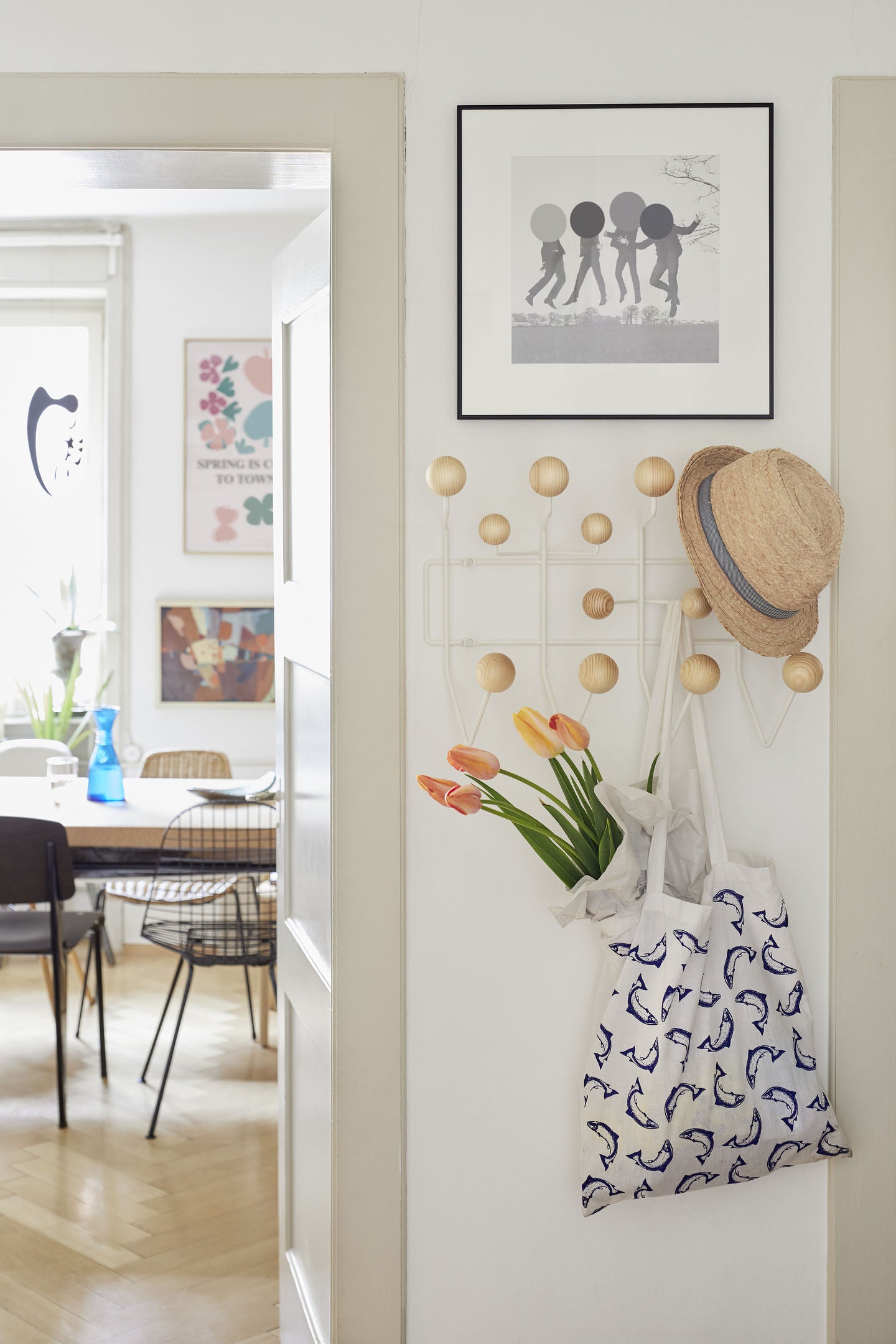 מתלה Hang it All White Multi Tone