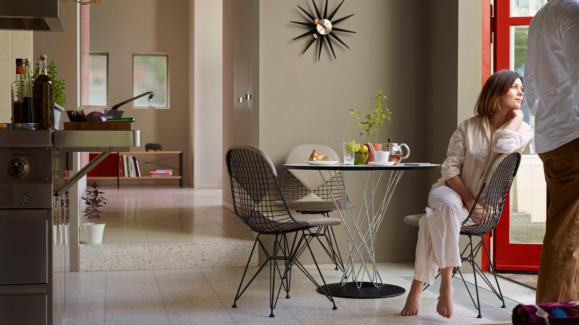 שעון Sunburst Clock Multicolor