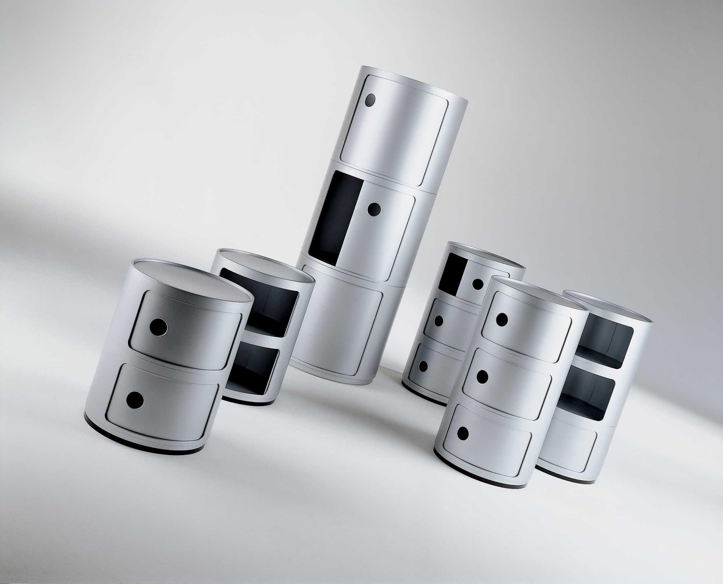 יחידת אחסון Componibili Classic 3 Modules Silver